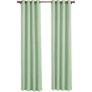 Larson - Luxe hotel blackout gordijn - met ringen - 3m x 2.5m - Soft mint - 8718969578776