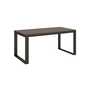 Itamoby Uitschuifbare tafel 90x180/440 cm Tecno Evolution Walnoot Antraciet structuur - 8050598003268