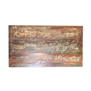 SIT Möbel tafelblad teruggewonnen hout gelakt | L 220 x B 100 x H 4 cm | gekleurd | 07182-98 | Serie TOPS & TABLES - meerkleurig Hout 07182-98