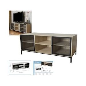 Tv meubel model Kosmy 150x40x60cm - meerkleurig Multi-materiaal 8422175158508
