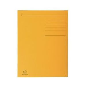Exacompta dossiermap Foldyne ft 24 x 32 cm (voor ft A4), oranje, doos van 50 stuks - oranje 448009E
