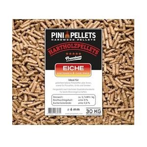 Hardhout pellets 6 mm PINI 30 kg voor verwarmen grillen roken - Massief hout 678247975315