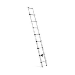 MSW Telescopische ladder - 8 treden - aluminium - hoogte: 0.75 - 2.60 m - 4062859250698