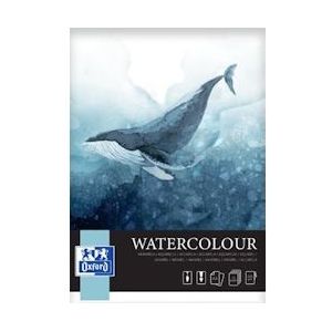 Oxford aquarelblok spiraal A4, 10 vel, 300 g/m² - 5904017078630