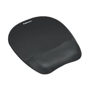 Fellowes Memoryfoam Muismat/Polssteun - Zwart - zwart 0043859503353