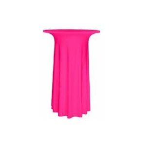 Gastro Uzal Luxor Deluxe tafelkleed jas voor staande tafels, hoogte: 110-115 cm, omtrek: 70-72 cm kleur: roze - roze 70D-P
