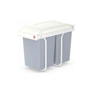 Hailo Multi-Box Duo L Prullenbak - 2 x 14 l - Inbouw