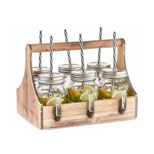 ZELLER PRESENT Set drinkglazen 7 stuks in doos - Multi-materiaal D59996