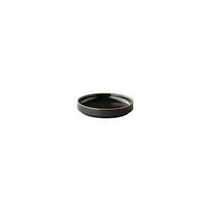 Q Authentic Stylepoint - Bord zwart Ø12cm - 6 stuks - Japan - zwart Porselein 18719874217306