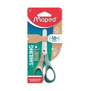 Maped Smiling Planet schaar Vivo, 12 cm - blauw Papier 3154144720205