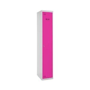 SimonRack Metalen locker 1 INITIAL Deur gedemonteerd GRIJS/ROZE 1800x400x500 mm (Hoogte x Breedte x Diepte) - 8425437069260