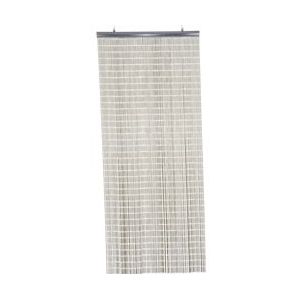 Deurgordijn PVC Tube beige, 100x230 cm - 8714365650627