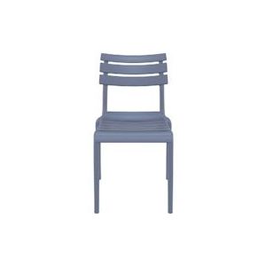 Set van 4 stoelen HELEN donkergrijs van Stratum - 4 HELEN DARK GREY