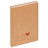 Notitieboekje Love, bruin, 80 vellen - NB521P-3