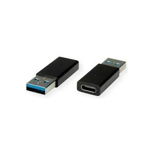 VALUE Adapter, USB 3.2 Gen 1, Type A - C, M/F - zwart 12.99.2998