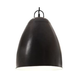 vidaXL Hanglamp industrieel rond 25 W E27 32 cm zwart - 320561