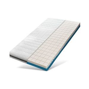 Sleepneo Orthopedisch matras 180x200 H4 H3 - Hoogte 18cm - 7-zone koudschuimmatras 180x200 met aloë vera dubbeldoeks hoes, OEKO-TEX 100 gecertificeerd - wit Schuim MA1818201B258