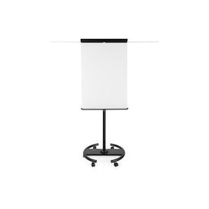 Bi-office Design Mobile Magnetisch Flipover, Kleur: Zwart, 900x1200 mm - wit Staal EA4806156