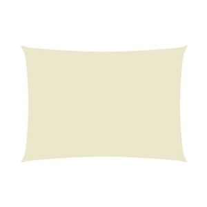 vidaXL Zonnescherm rechthoekig 3,5x5 m oxford stof crèmekleurig - beige 135215