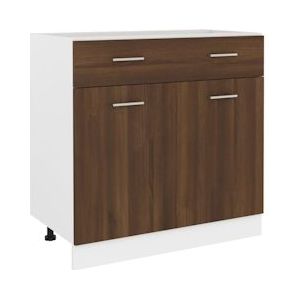 vidaXL-Onderkast-met-lade-80x46x81,5-cm-bewerkt-hout-bruineikenkleurig