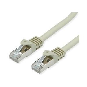 VALUE S/FTP-kabel Cat.7, met RJ-45-connectoren (500 MHz / Klasse EA), grijs, 2 m - grijs 21.99.0852