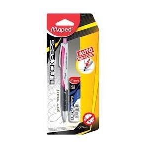 Maped vulpotlood Auto 0,5 mm + vulling op blister - blauw Papier 3154145595116