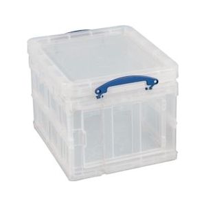 Really Useful Box opbergdoos 35 liter opvouwbaar, transparant - 5060024801569