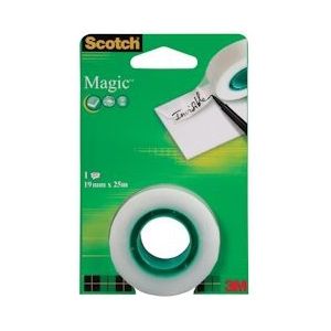 Scotch plakband Magic  Tape ft 19 mm x 25 m, blister met 1 rolletje - 51131592117