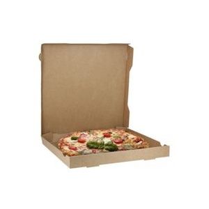 100 stuks kleine-medium kraft pizzadozen (30cm) Ref PIZZ30K. - bruin 8435742401044