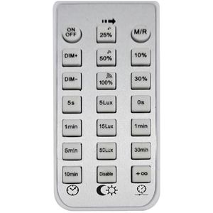 Afstandsbediening voor magnetron en schemeraanwezigheidssensor voor UFO 100W en 150W Alcapower - wit 8059174954901