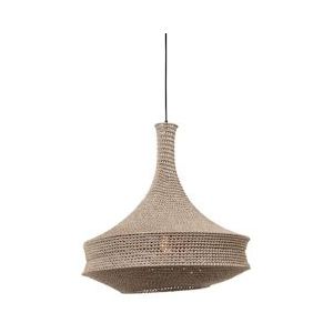 Anne Light and home hanglamp Marrakesch - crème - stof - 50 cm - E27 fitting - 3395CR