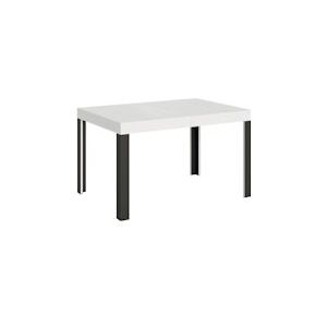 Itamoby Uitschuifbare tafel 90x140/244 cm Fresno Blanco line Antraciet structuur - 8058994303746