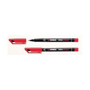 STABILO OHPen universal, OHP-marker, permanent, fijn 0,7 mm, rood - 842/40