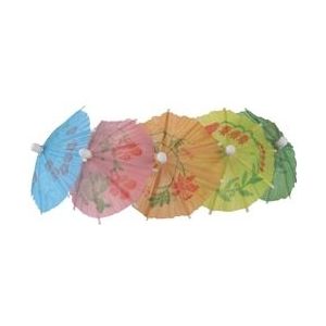 Gastronoble Papieren parasol cocktailprikkers assorti - Papier CL443