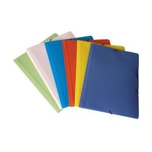 Bronyl Sorbet elastomap ft A5, uit PP, assorti - blauw Papier 5414202151043