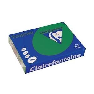 Clairefontaine Trophée Intens, gekleurd papier, A4, 80 g, 500 vel, dennegroen - 1783C