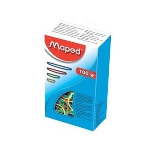 Maped elastieken doos van 100 g - blauw Papier 3154143511019