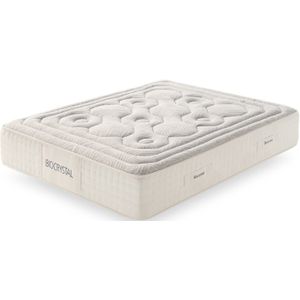 Visco-elastisch Matrass Biocrystal Selenium 30 - 90X190 cm - Moonia - grijs Textiel BCS30-90X190