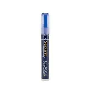 Securit® Watervaste Krijtstift, Gebeitelde Punt In Blauw 2-6 mm|0,3 kg - blauw Kunststof SMA610-BU