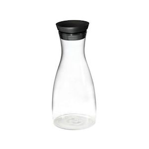 APS glazen karaf 1 liter, Ø 9,5 cm, h: 29 cm - transparant Glas 10766
