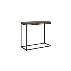 Itamoby Opklapbare console 90x45/90 cm Nordica Libra Walnoot Antraciet Structuur - VE090COLIB610-NC-AN