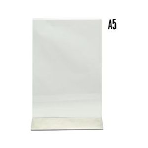 Securit® A5 Roestvrijstalen Poster Frame |0.260 kg - transparant PFT-ACM-A5