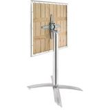Bolero essenhouten opklapbare terrastafel vierkant 60cm - wit GK991