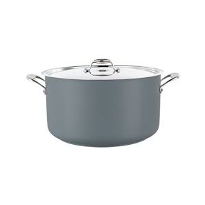 Kookpan met grepen RVS grijs | 5,8 liter | Ø24x14(h)cm - EMG-720573