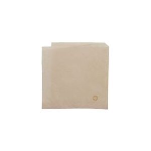 Ekoe Plastic Free Solutions Ekoe anti-vet papieren zak 17X17 cm - bruin Papier E.SCAA451717