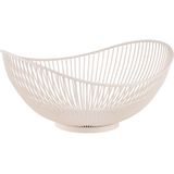 APS - Mand - Fluisterwit - 29,5 x 25,5 cm - H: 13,5 cm - Metaal