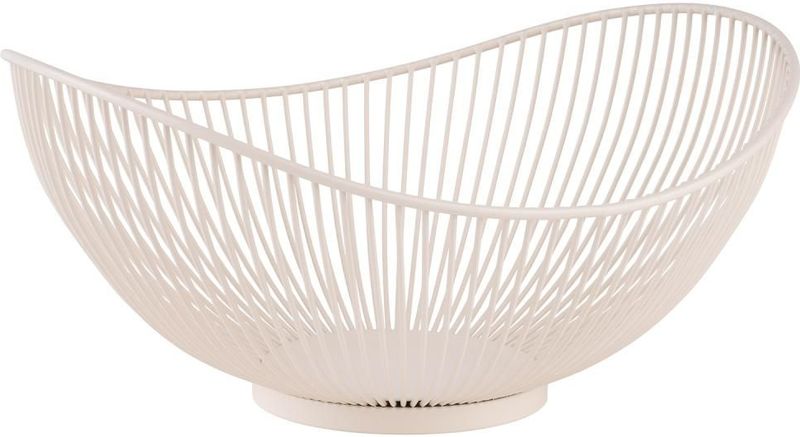 APS - Mand - Fluisterwit - 29,5 x 25,5 cm - H: 13,5 cm - Metaal