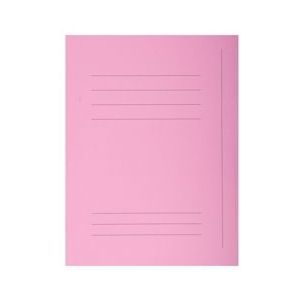 Exacompta dossiermap Super 210, met 3 kleppen, roze, Pak van 50 - roze 235003E