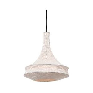 Anne Light and home hanglamp Marrakesch - wit - stof - 50 cm - E27 fitting - 3395W