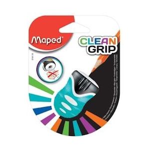 Maped Potloodslijper Clean Grip op blister - blauw Papier 3154140141103